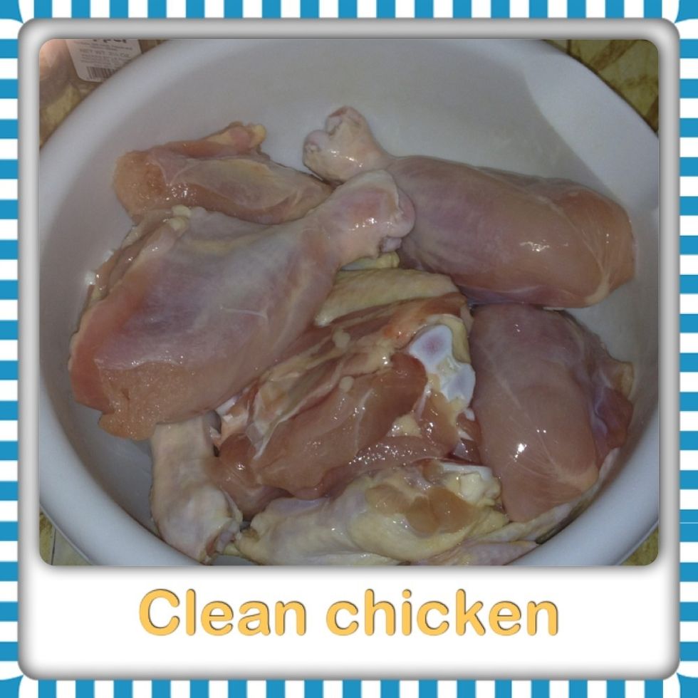 Take of skin and any fat