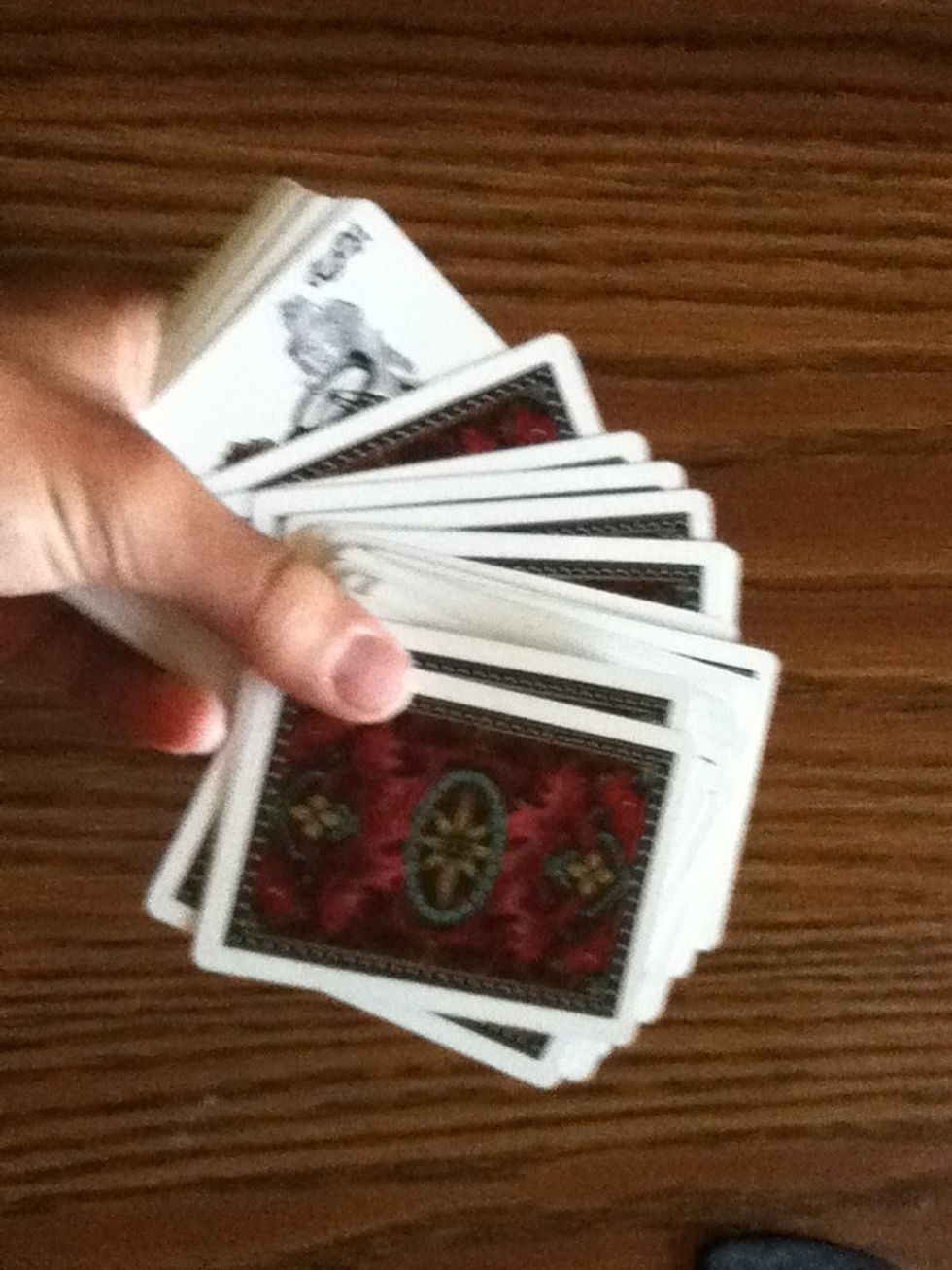 Take off al the cards above the first joker you come to.