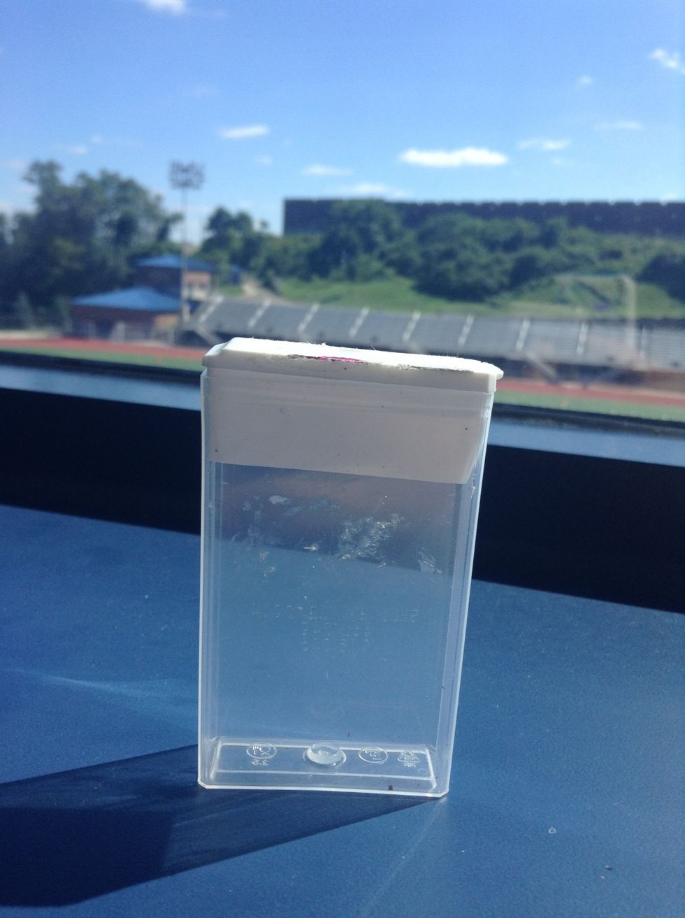 Take off all of the labels.