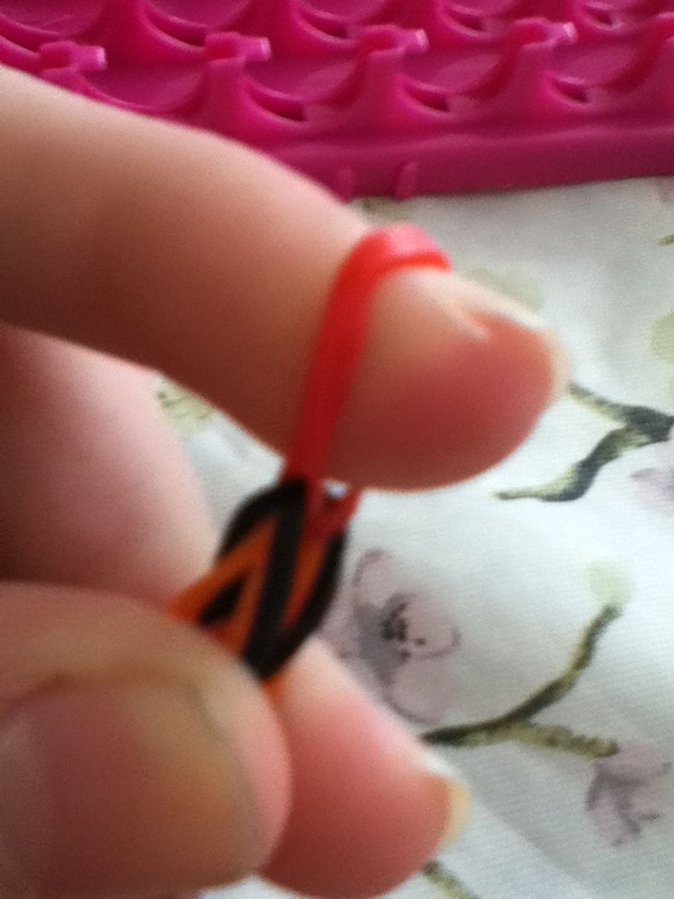 Take off of loom and put it on your finger