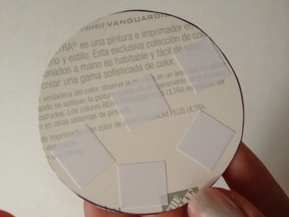 Take off the blue things...