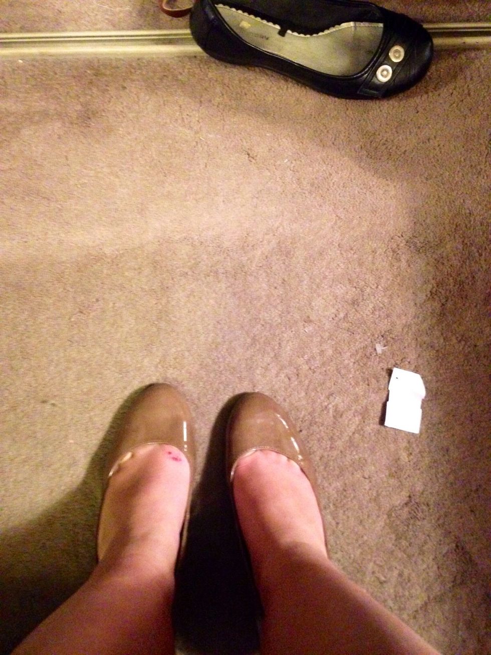 Take off your socks, and try them on. If there still are tight repeat everything again.