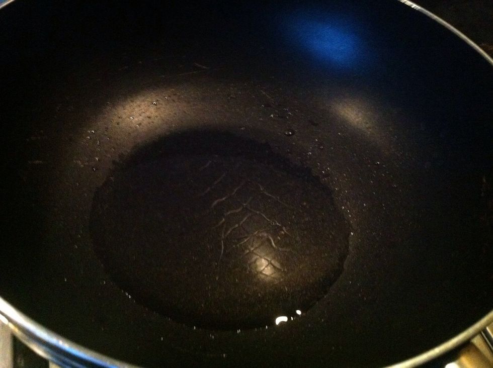 take oil in pan