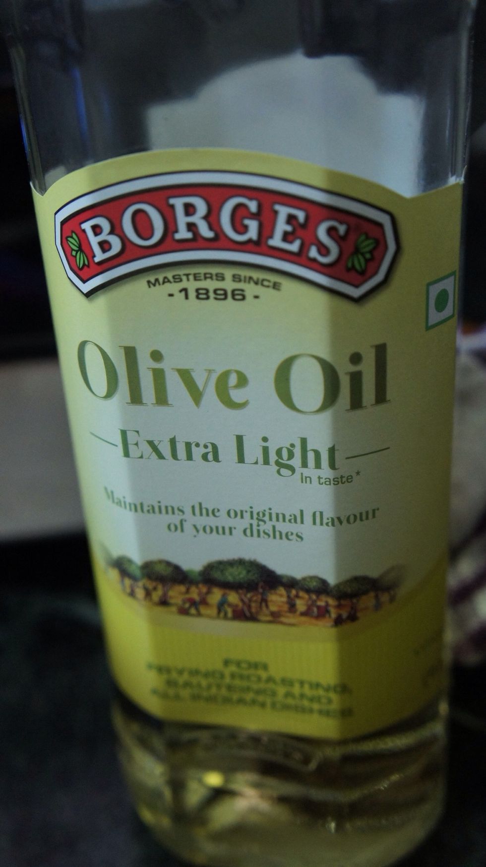 Take olive oil for better taste..