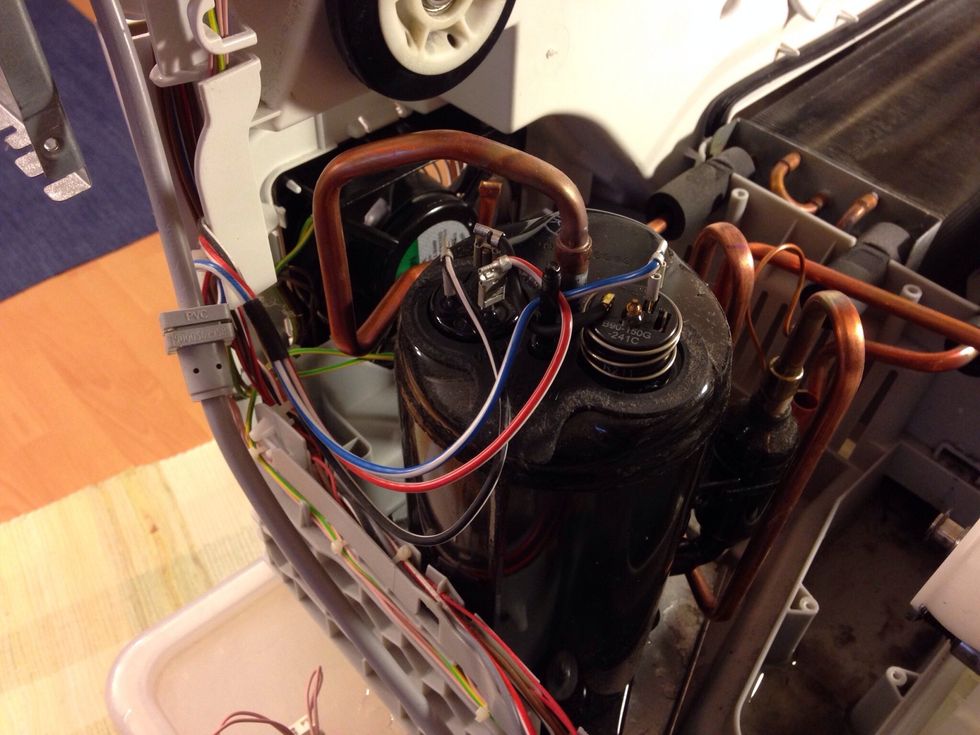 Take out a condensation. Carefully wiring!