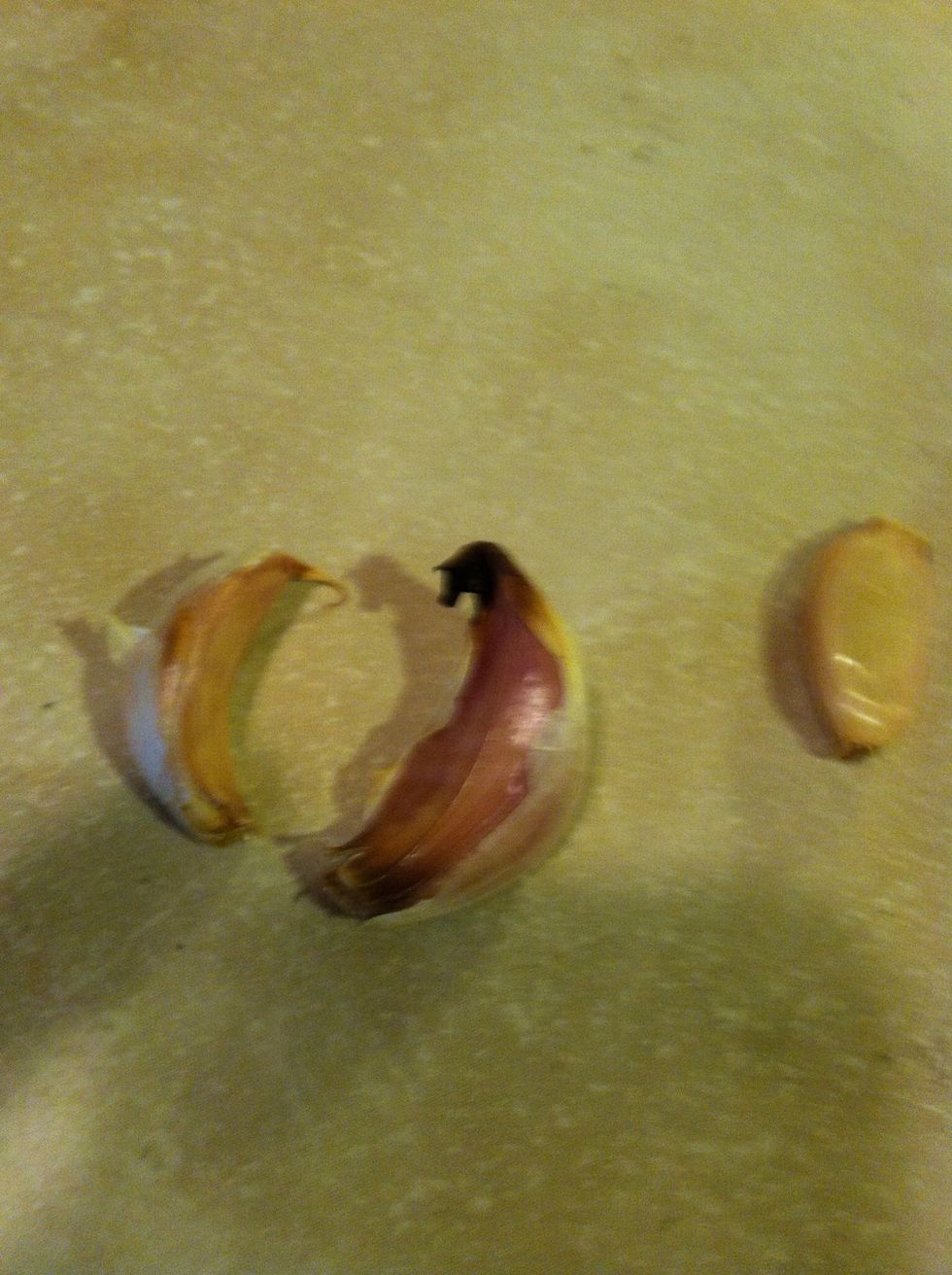 Take out garlic when roasted, depends on your oven. Mine where there for a total of 4 mins.
