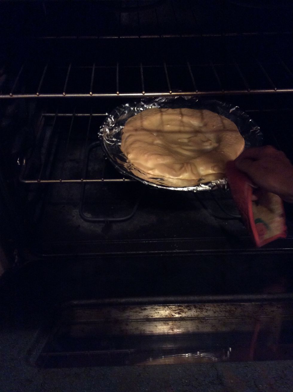 Take out of the oven after an hour
