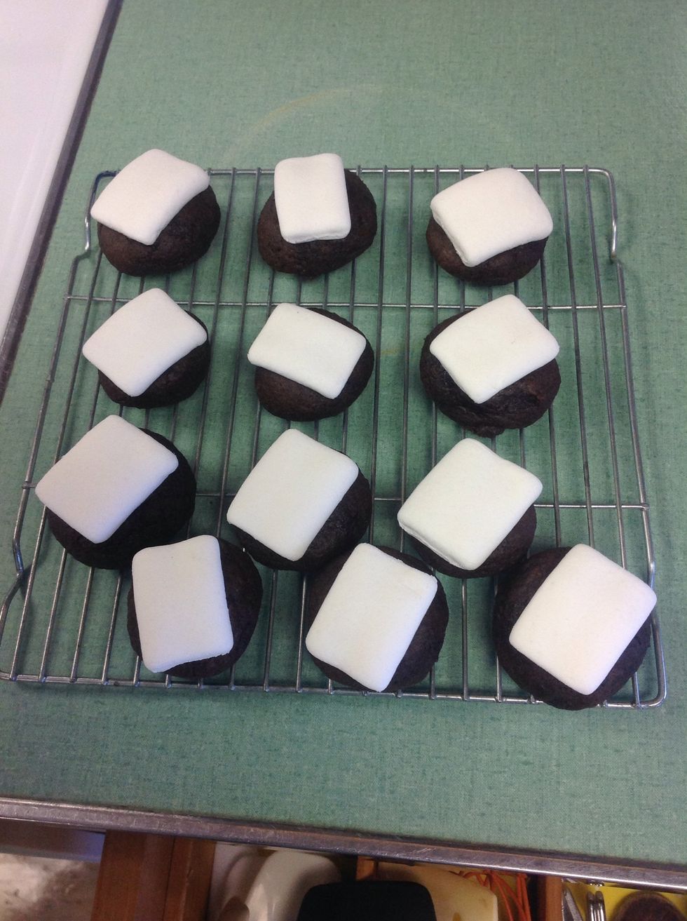 Take out the cookies and put them on a cooling rack to let them cool down