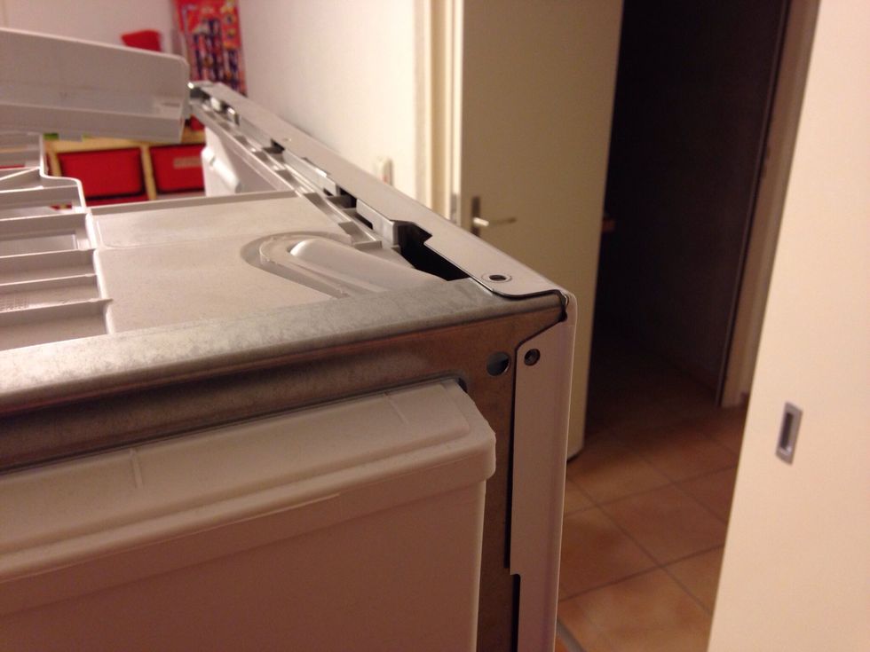 Take out the side panel screw, and take out a side panel.