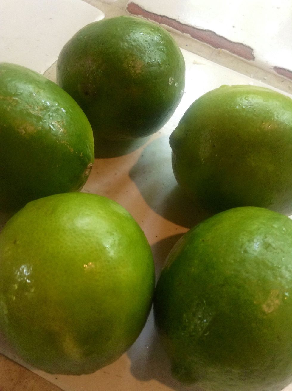 Take out your 5 or 6 lemons..