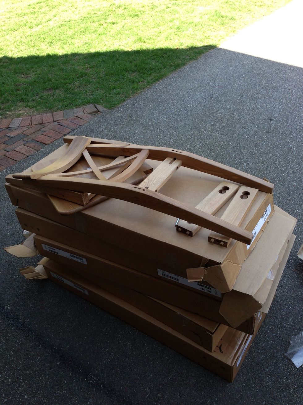 Take parts out of box