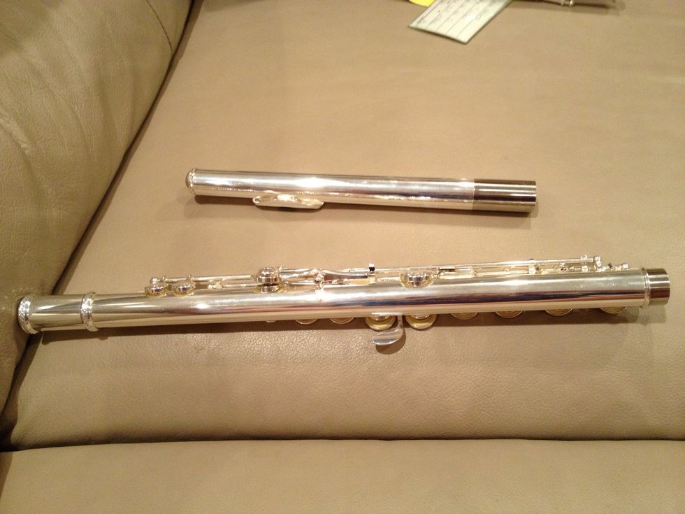 Take piece 1 and 2..