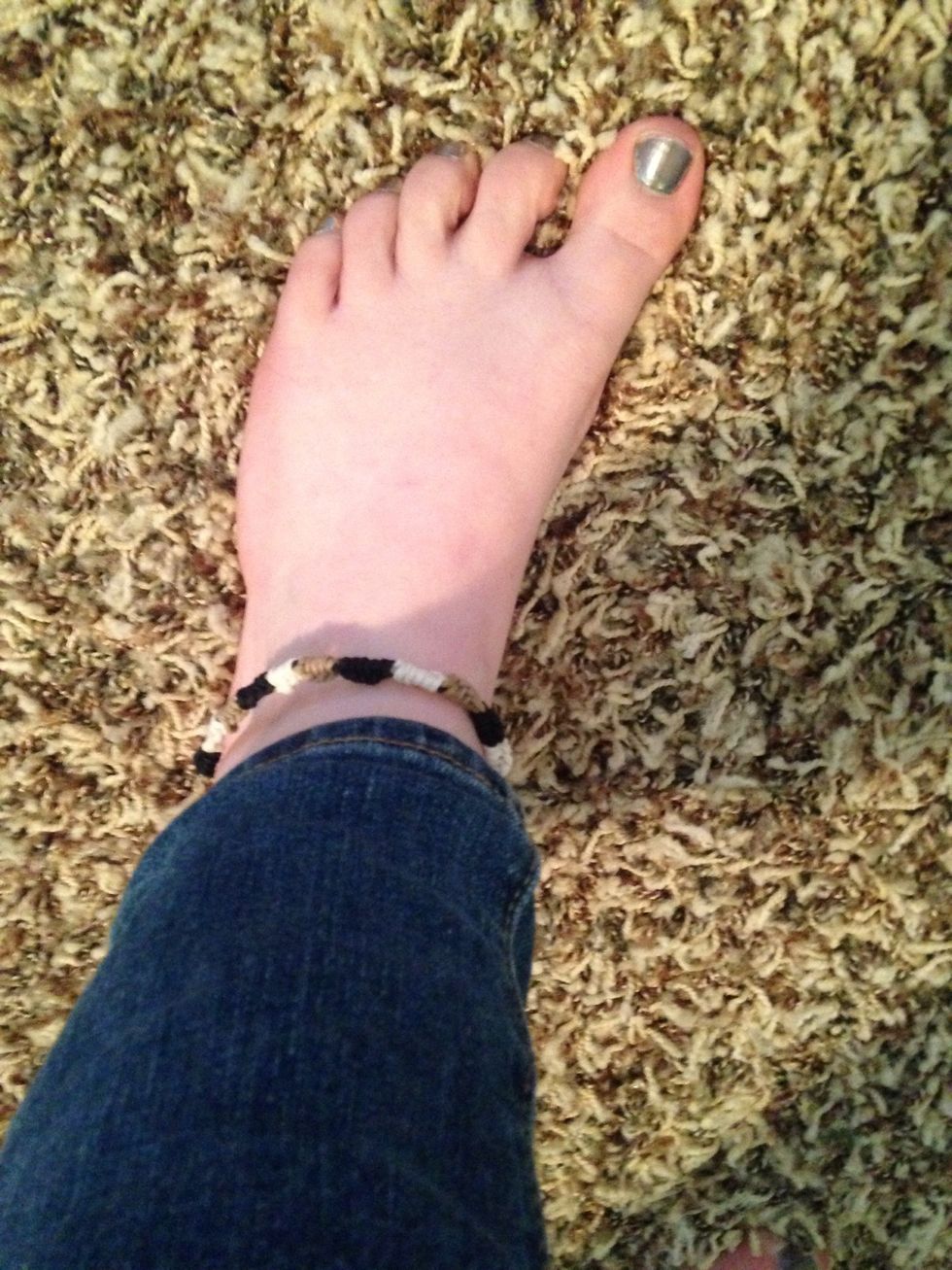 Take pin out, and toe around ankle as tight as you can!! Then your done!\ud83d\ude04\ud83d\udc4f\ud83d\udc4f\ud83d\udc4f\ud83d\udc4a\ud83d\udc4c