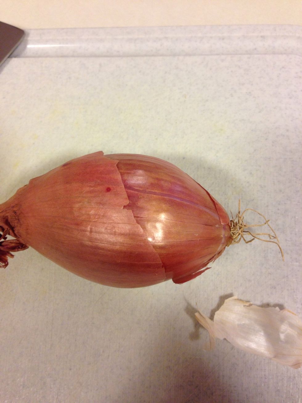Take shallot and mince to two tablespoons