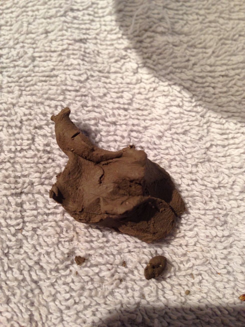 Take som clay, or a similar substance