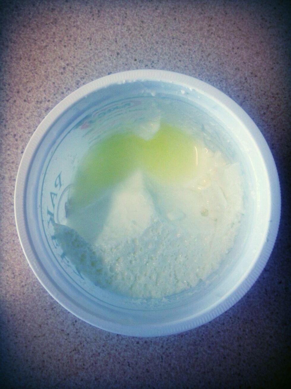 Take some 100gms of whole milk natural curd for best taste