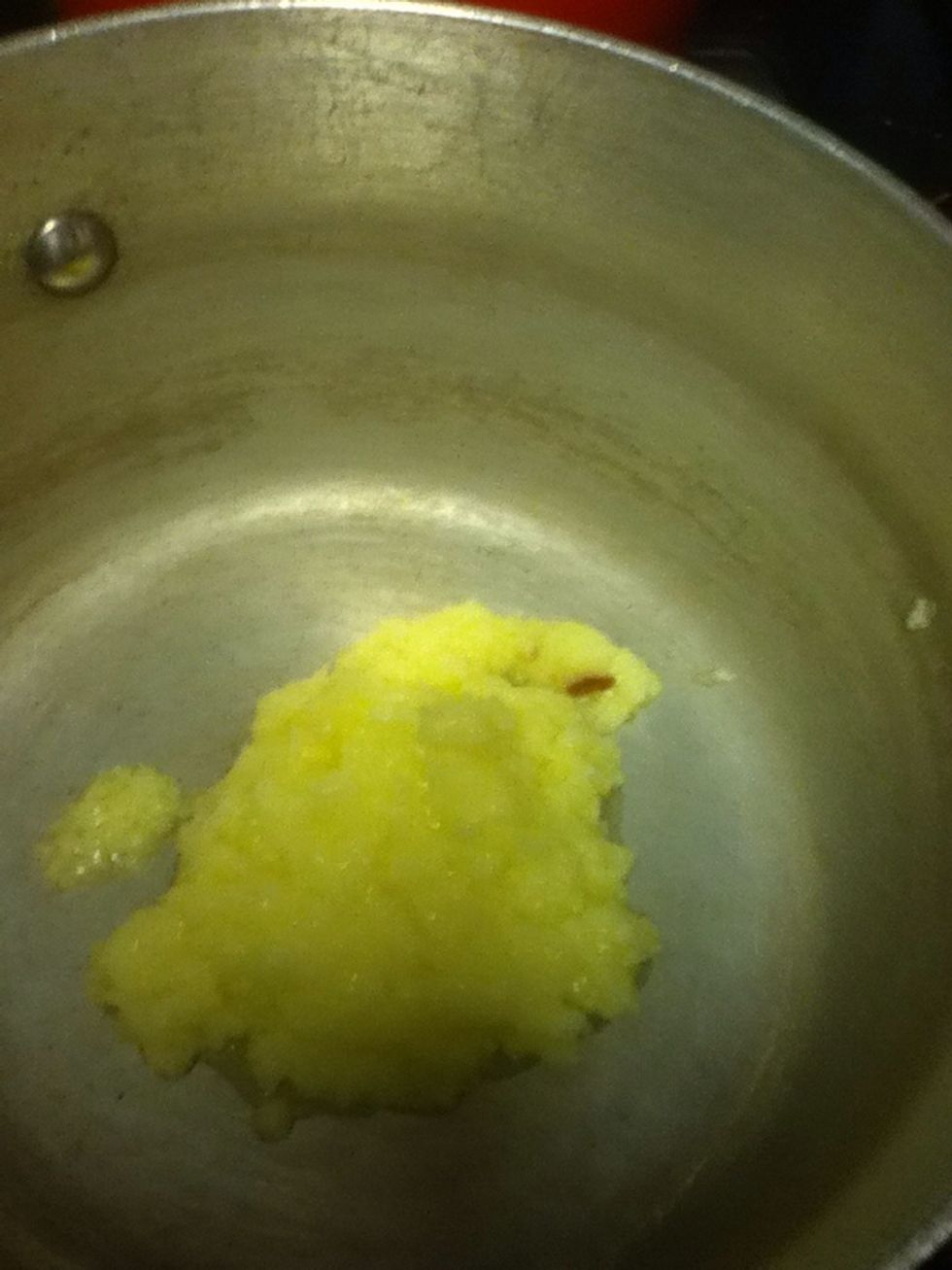 Take that glaze mixture you had and put it in a pot