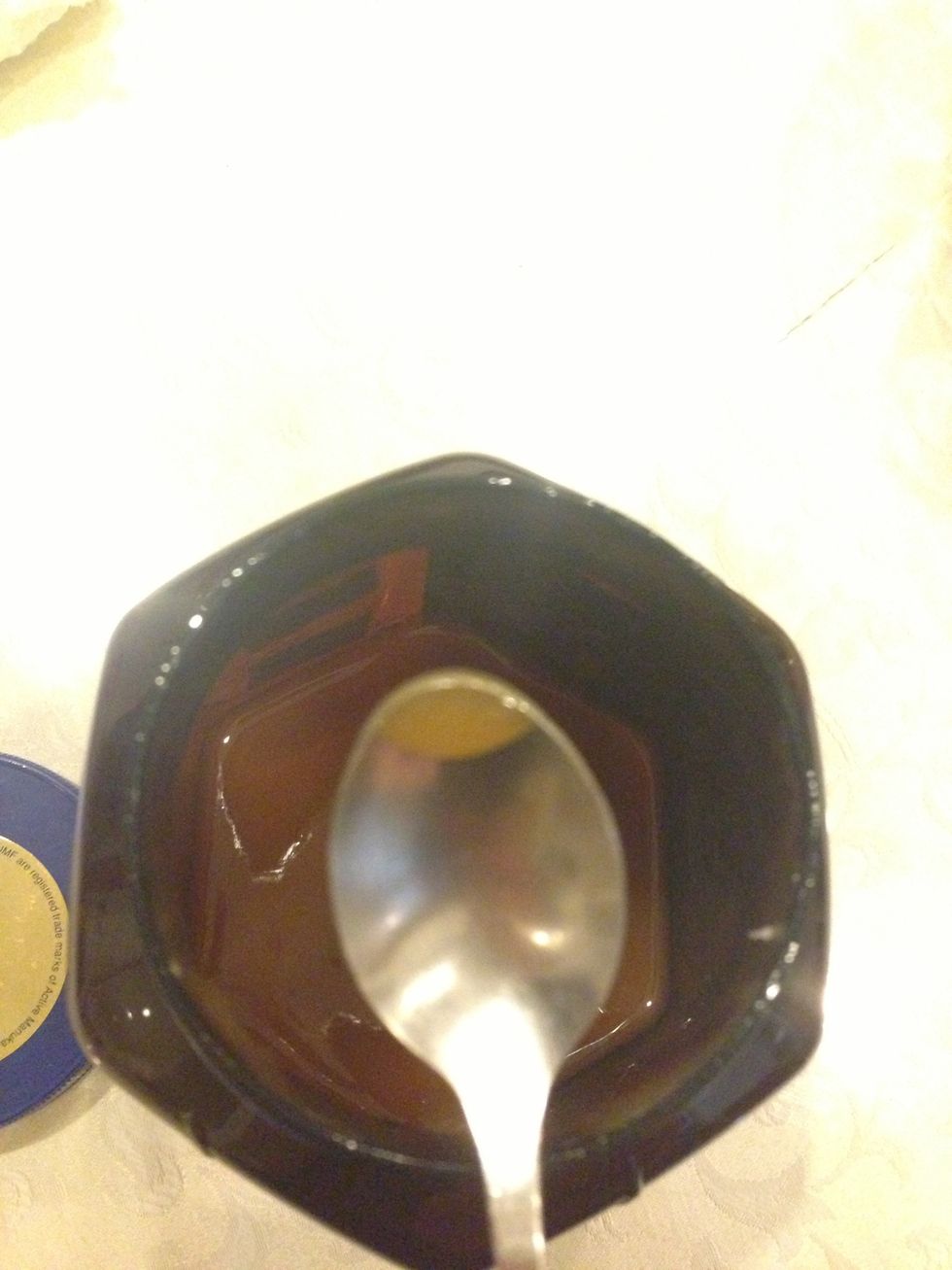 Take the amount of honey you want. ( I took only a little:) it's up to you!