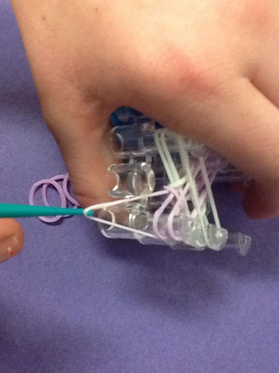 Take the bottom band on the first side.