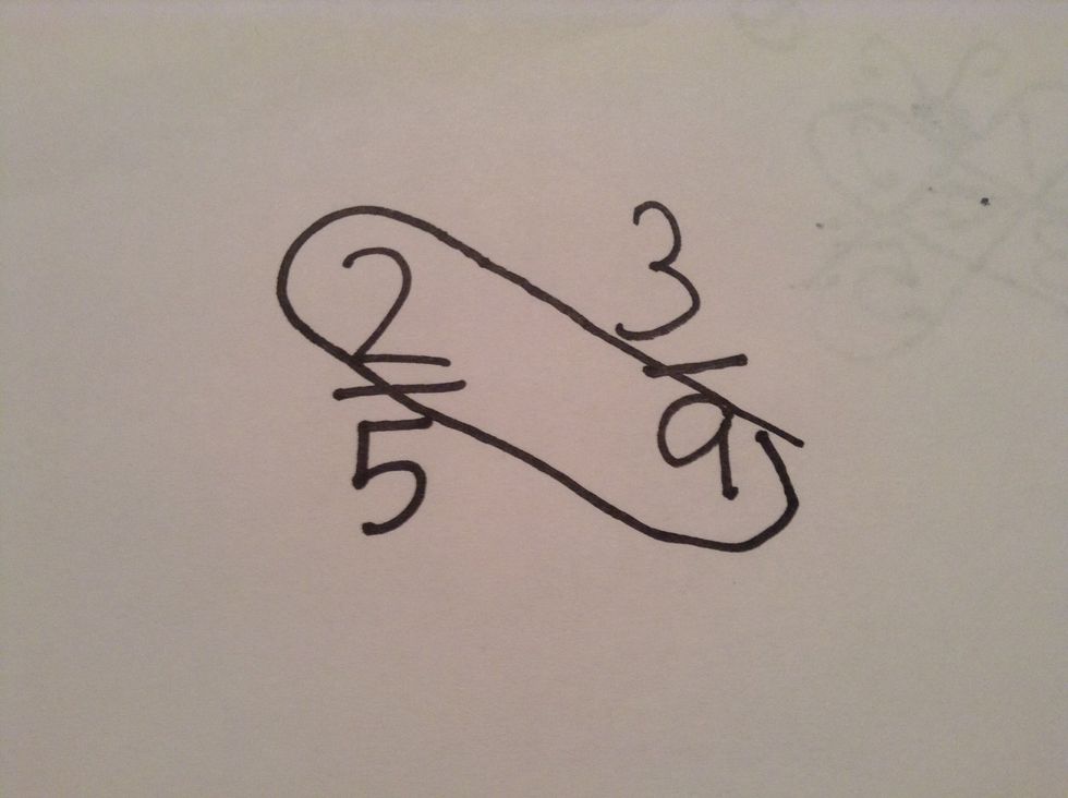 Take the bottom right number and loop it with the top left number!!