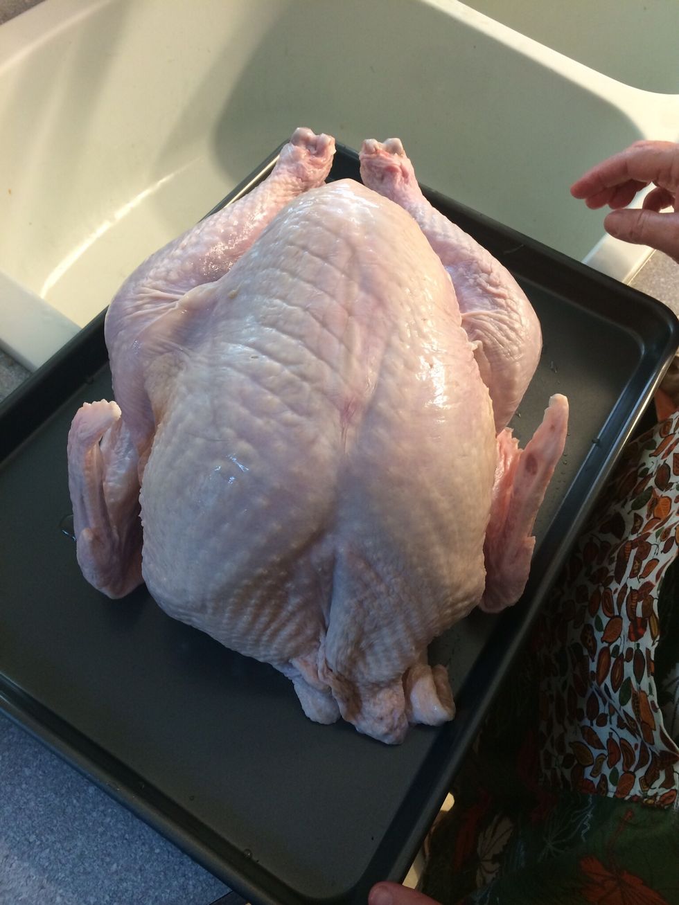Take the Butterball turkey out of the packaging!