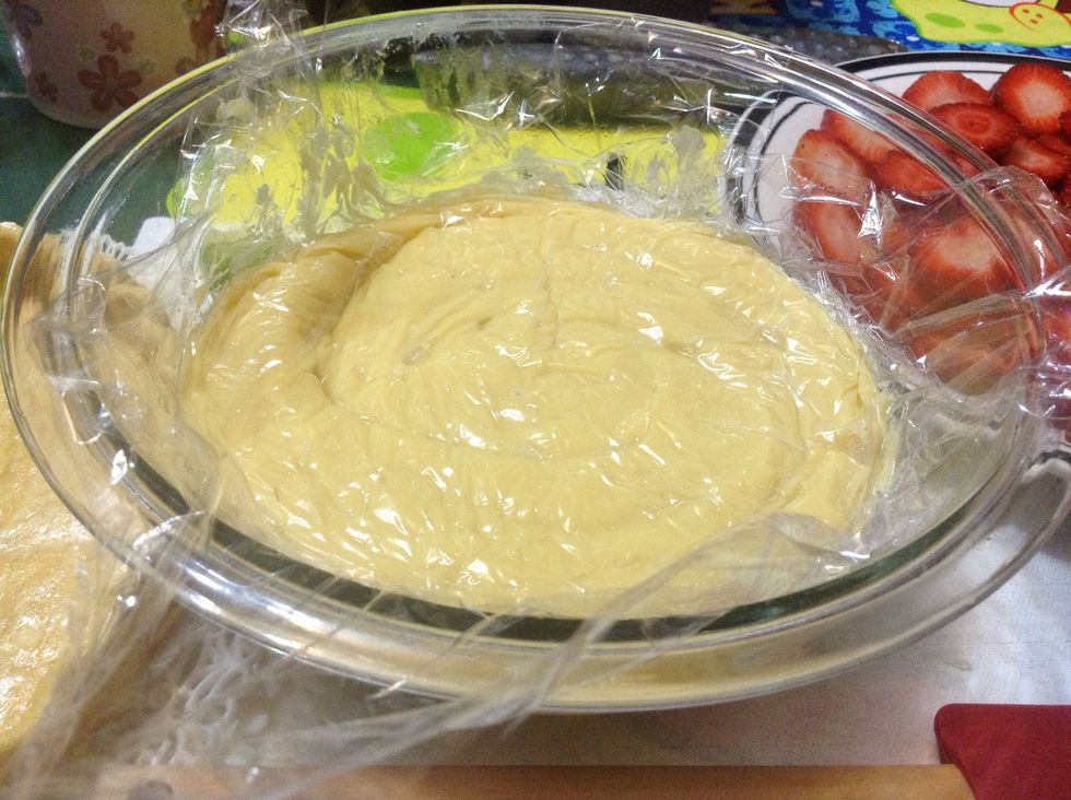 Take the cling film off