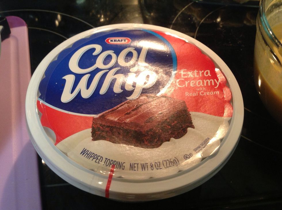 Take the cool whip and fold it into ur cream cheese mixture