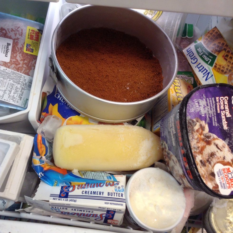 Take the crust out of the freezer