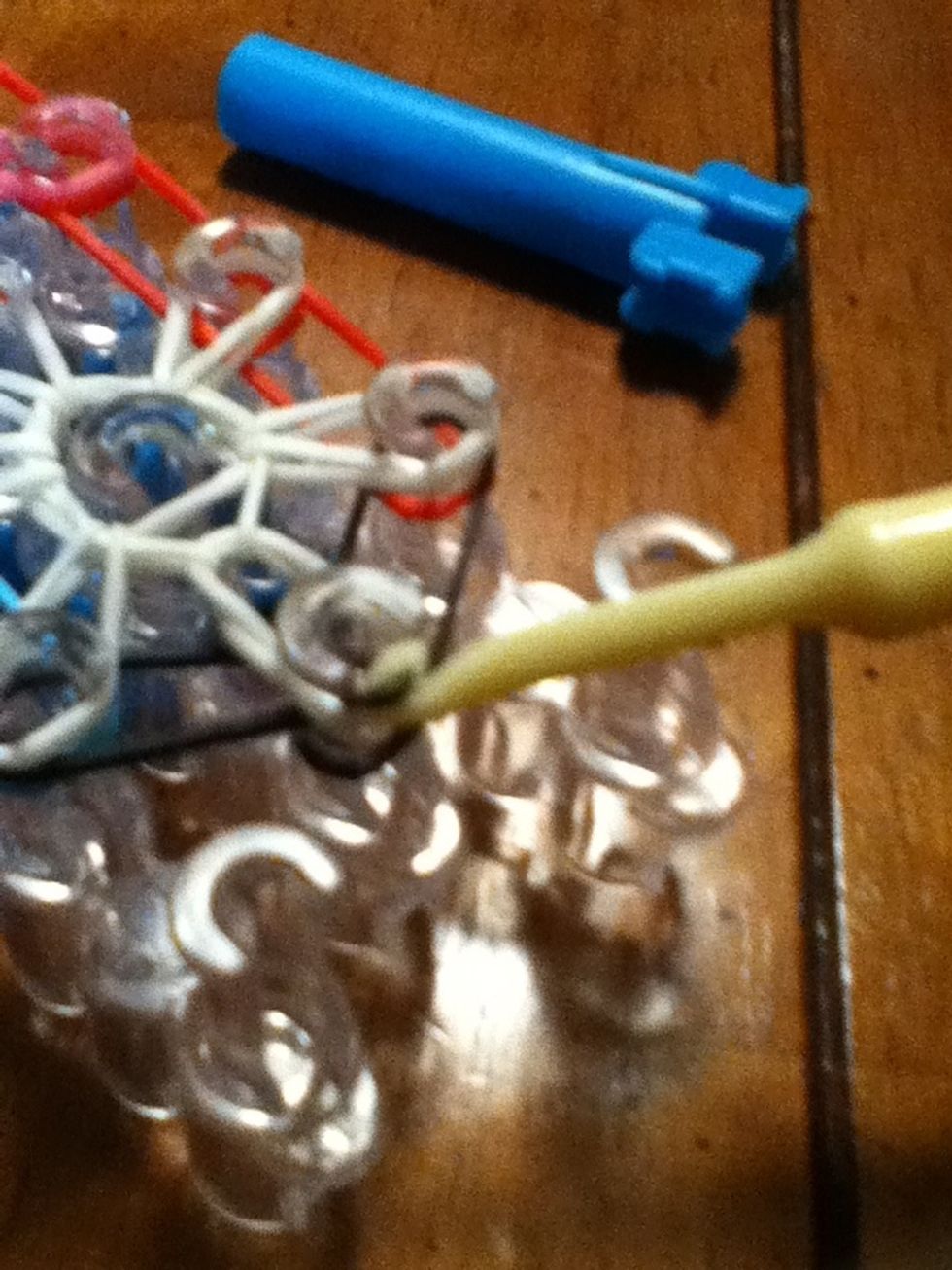 Take the first band and flip it to the left side