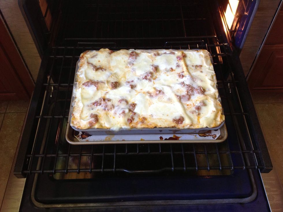 Take the foil off and return to the oven for an hour more.