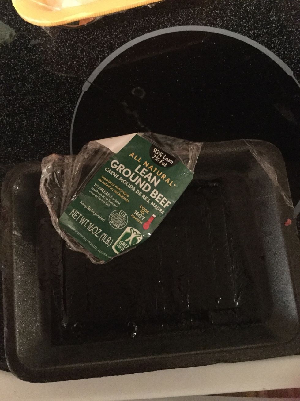 Take the ground beef and....