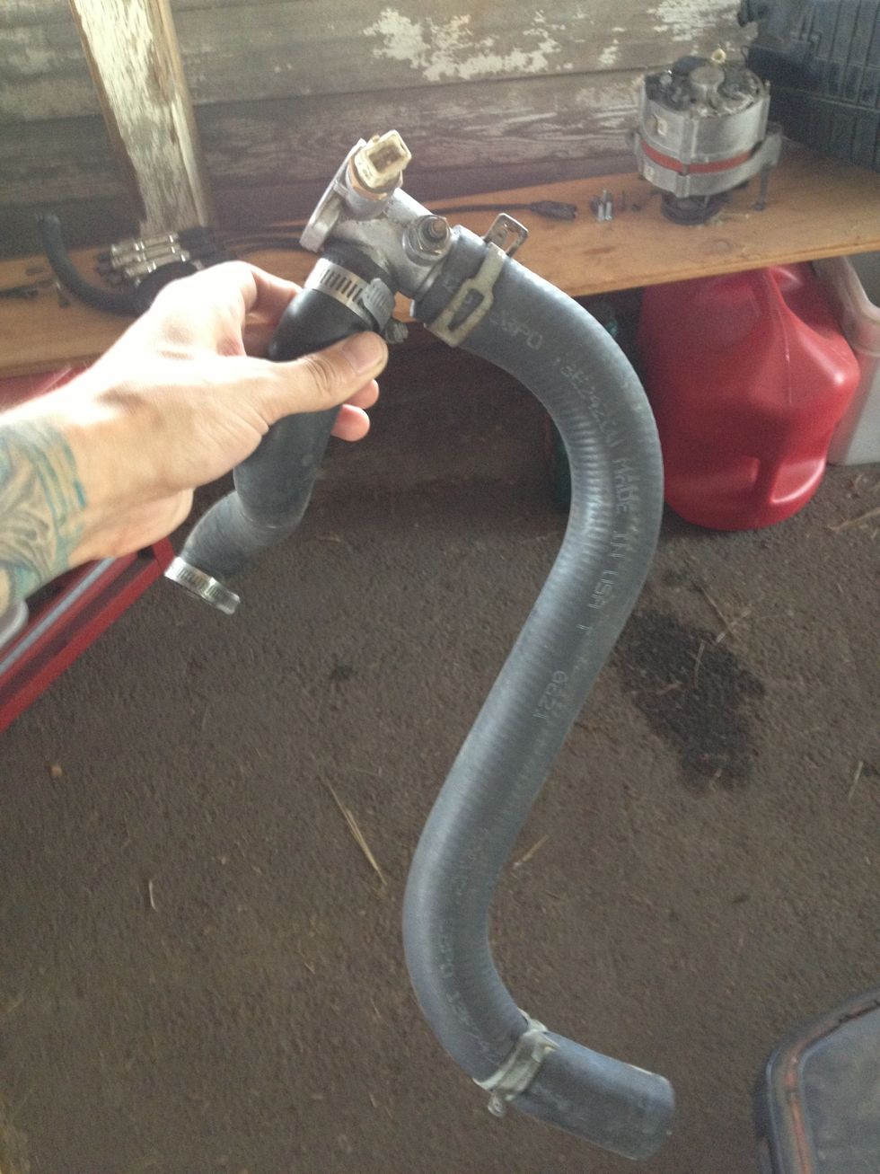 Take the hoses out as a whole unit