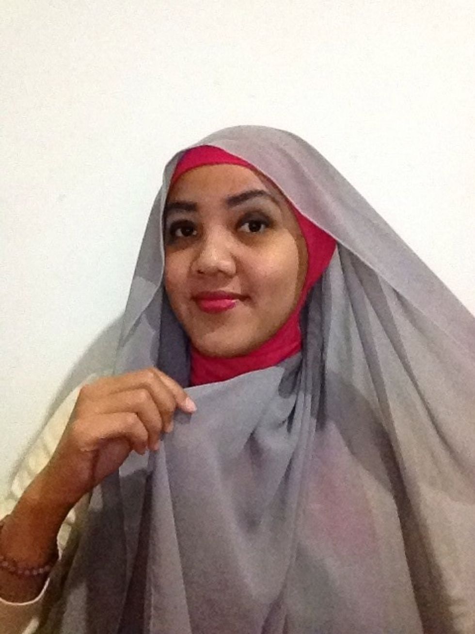 Take the inside part from the longer side