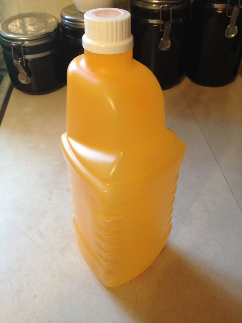 Take the labels off the bottle.