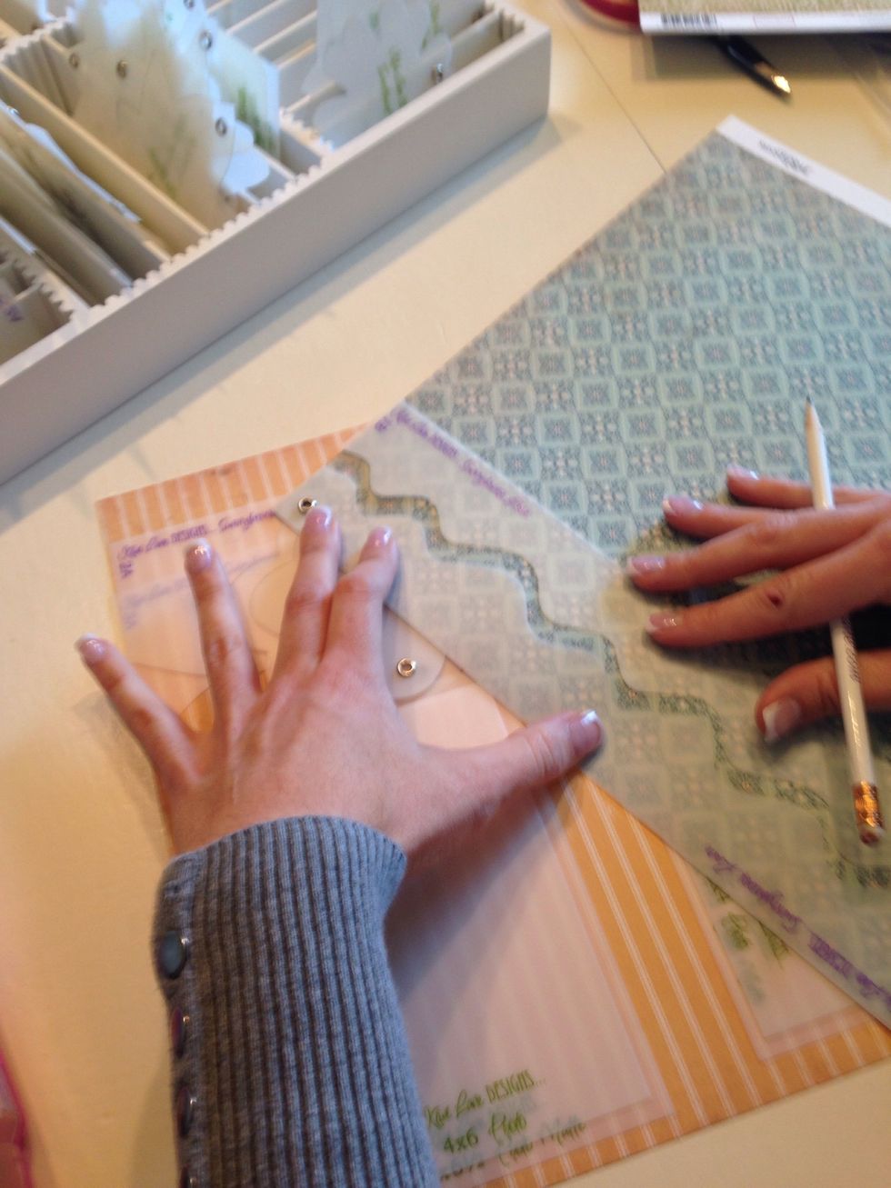 Take the matching side B and place it against side A.