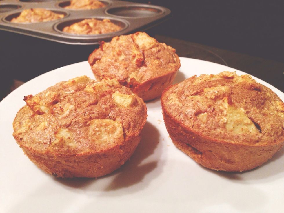 Take the muffins out of the tray and enjoy\ud83d\ude0b