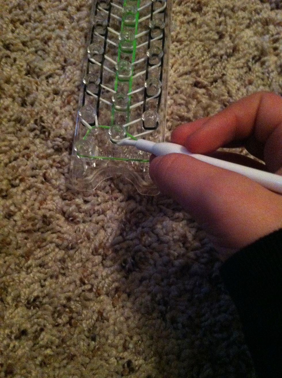 Take the other white band...