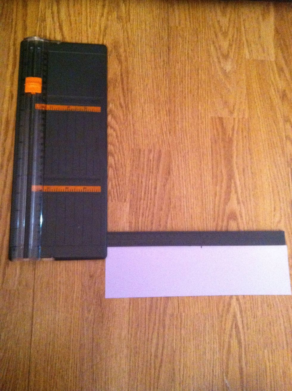 Take the part you just cut and measure it 6 more inches from the side.