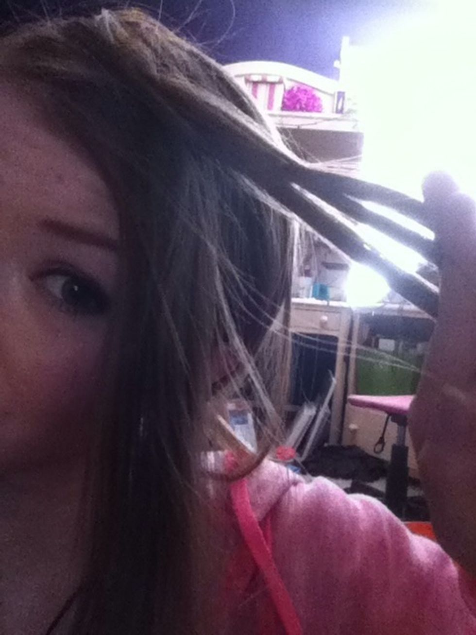 Take the too layer of this new section and split it into three equal parts