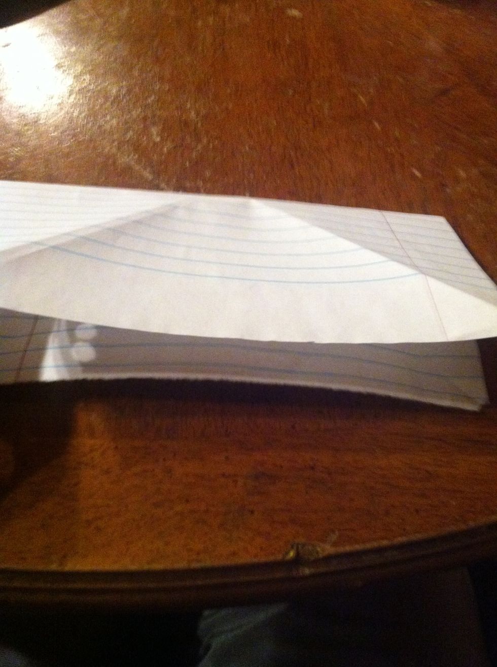 Take the top and fold it down