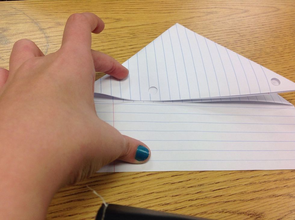 TAKE THE TOP TIP AND FOLD DOWN ALIGN !!!