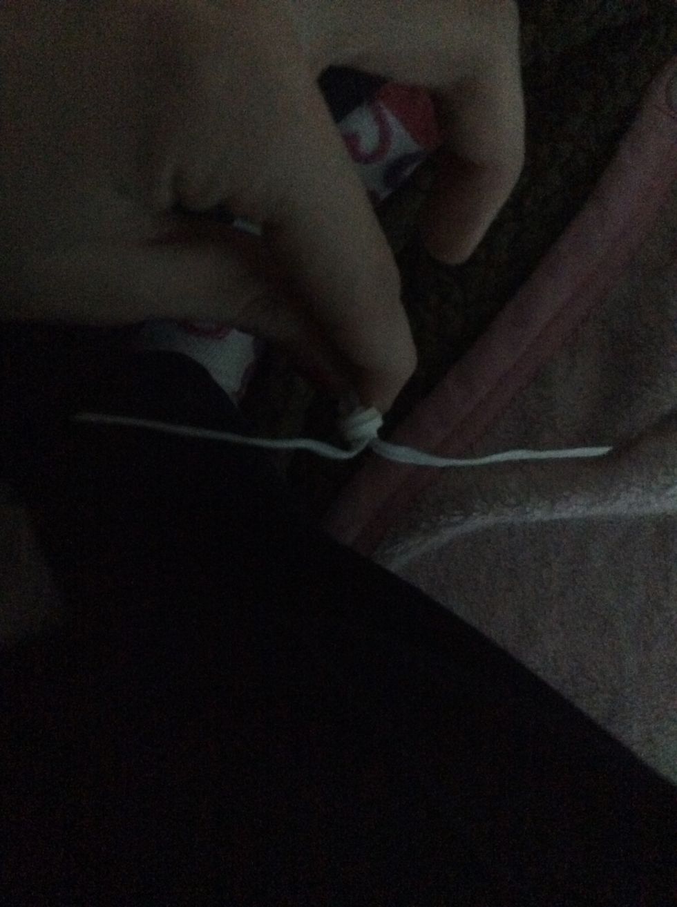 Take the two top ones and bend them into a straight line