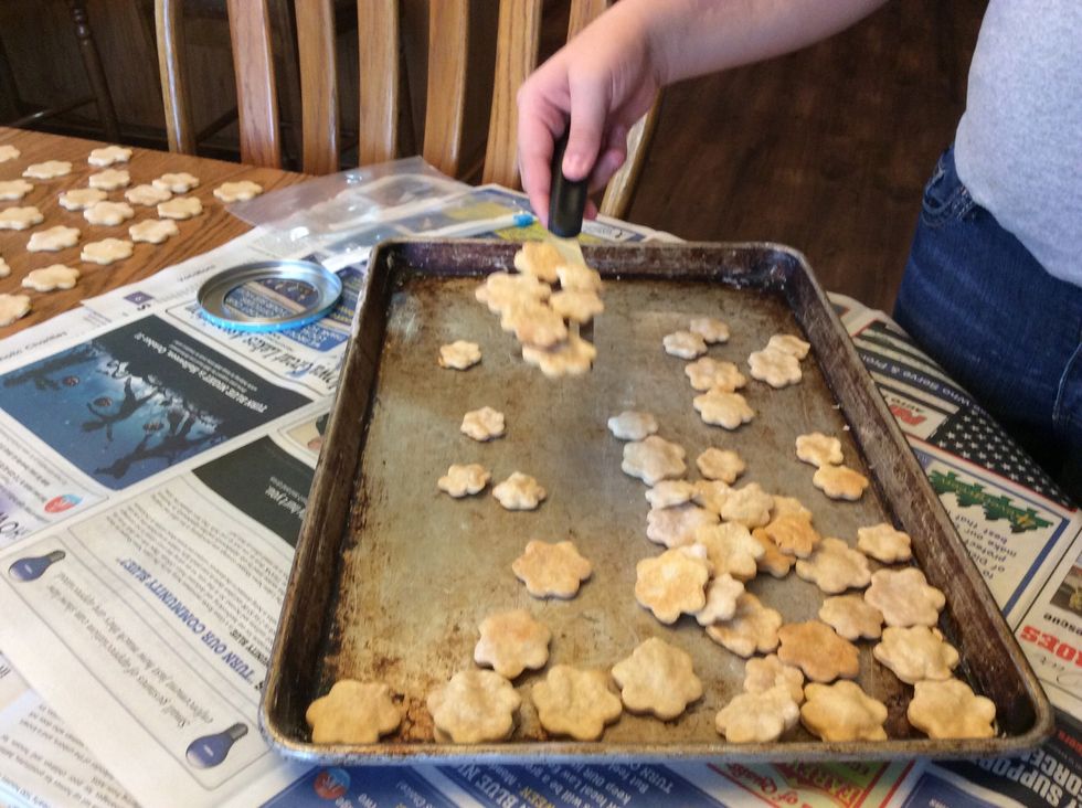 Take them off the tray
