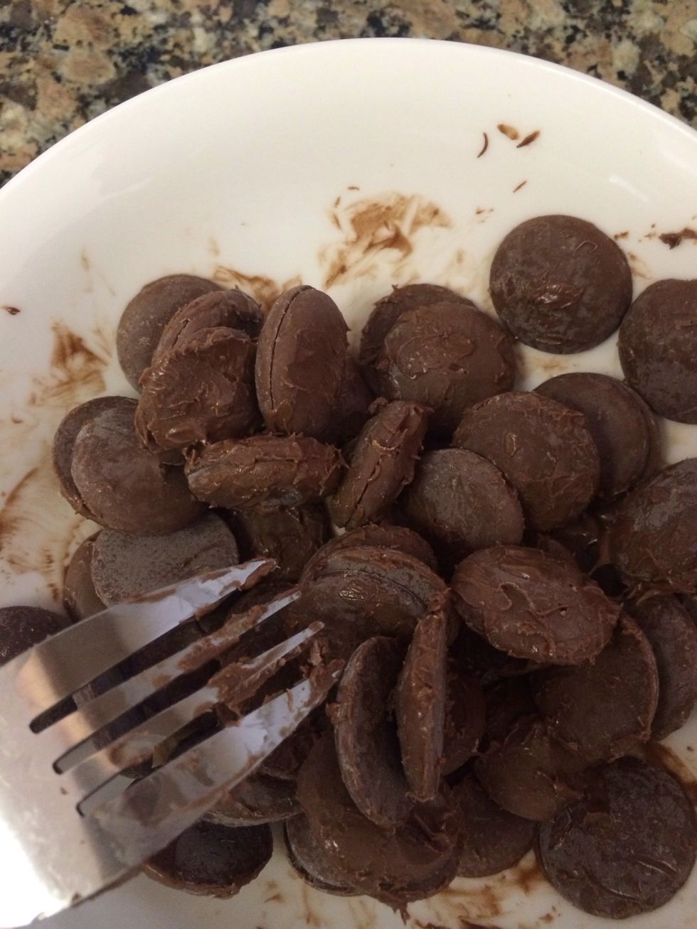 Take them out and stir them up... They might look like nothing happen but when you start stirring you will see some have melted toward the bottom