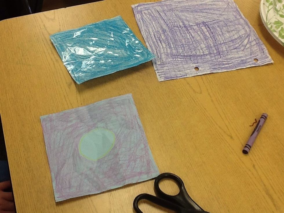 Take time to color in fully then cover the back with clear duck tape