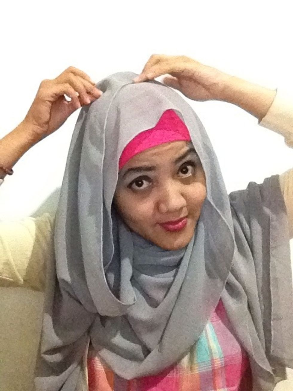 Take to back of your head