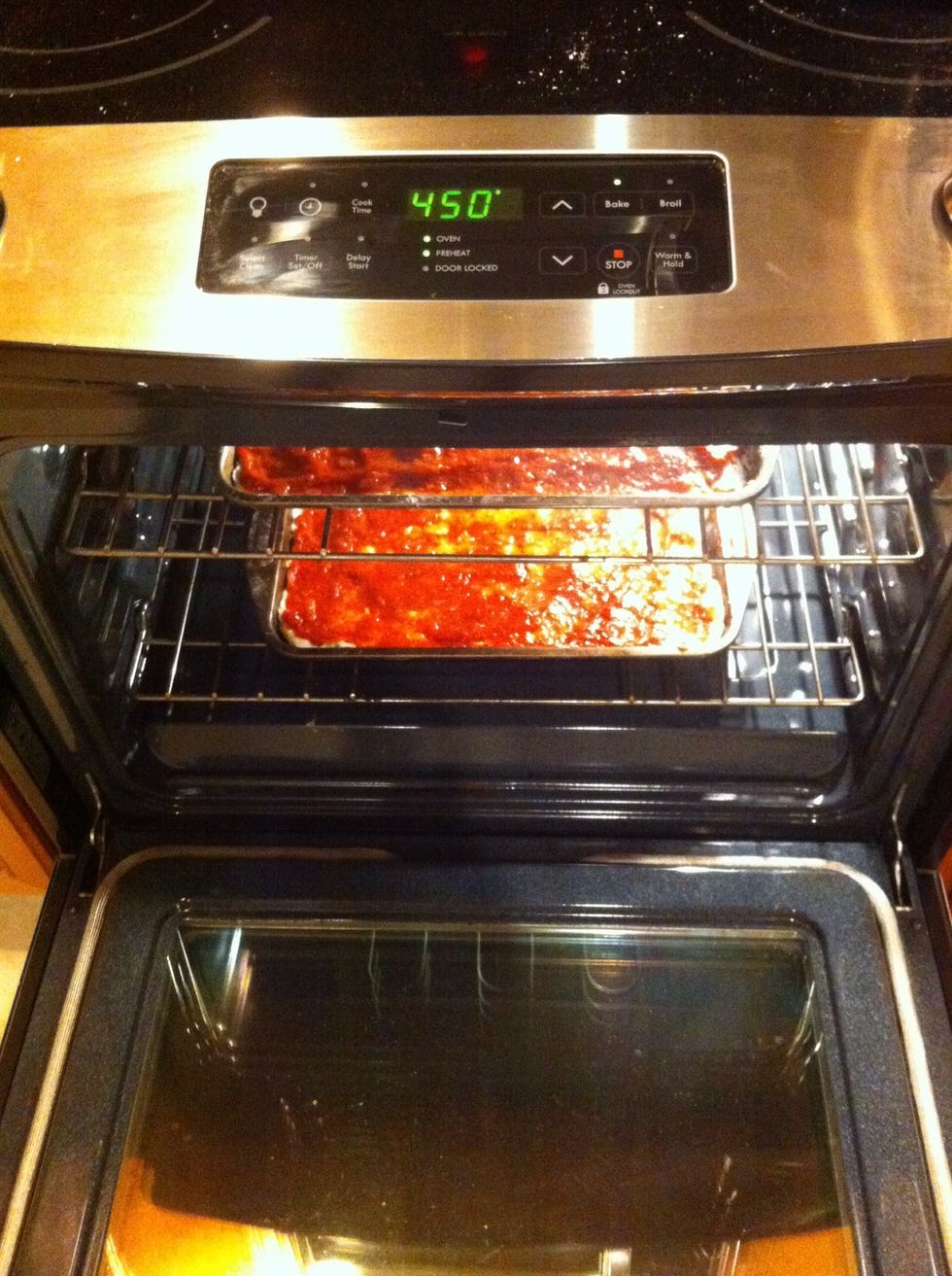 Take to the oven for 20-25 min or until dough is cooked through. (Crunchy or soft)