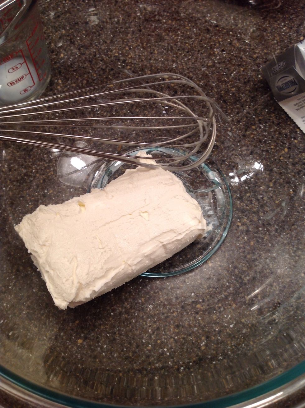 Take ur cream cheese and put it in a bowl