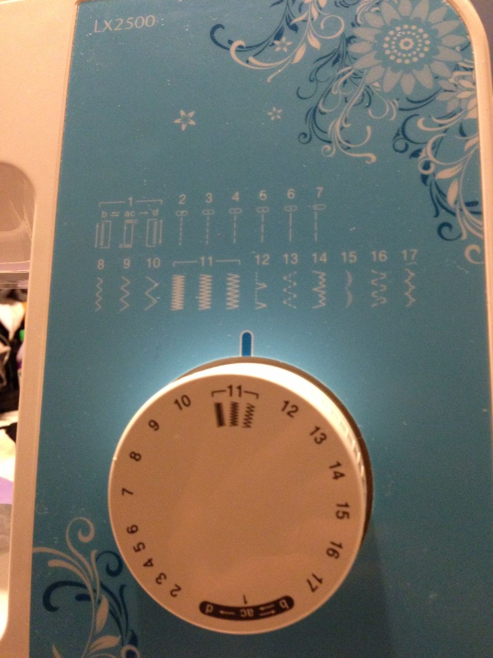 Take ur heavy duty sewing machine and set it to this. 11 middle i feel this is the better look. If u dont want to u can glue the entire poptart down onto the black.