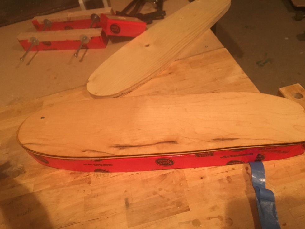 Take veneers off mold.